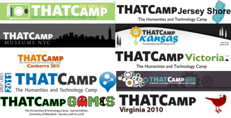 THATCamp logo mosaic
