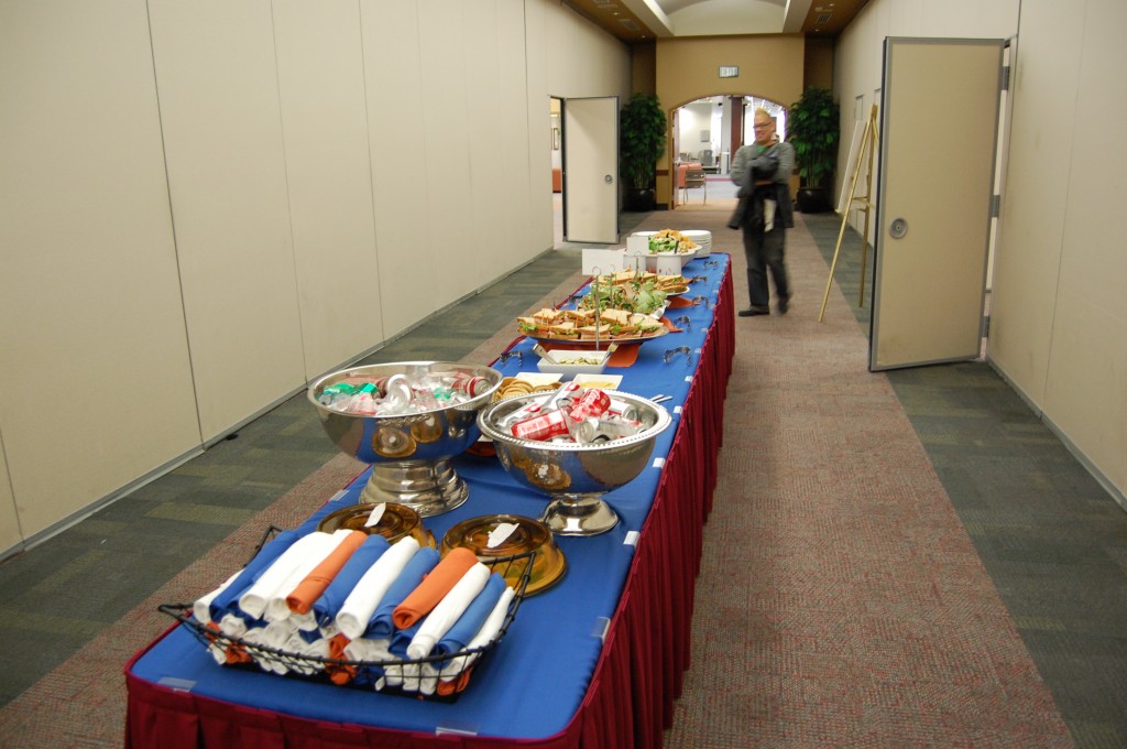 Lunch spread for THATCamp Boise State 2012