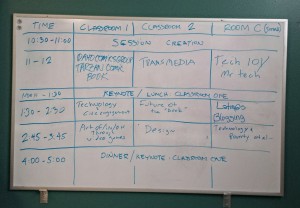 2014 THATCamp Session Board