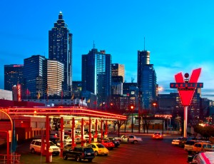 Atlanta Skyline from the Varsity